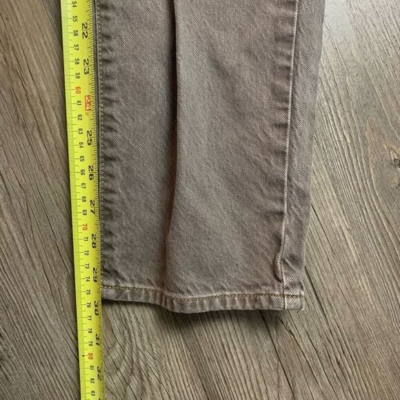 PacSun Dad Jean Brown Retro 24” Straight Leg High Rise - Picture 9 of 9